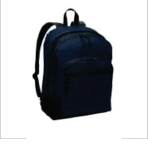 a blue color BACKPACK by Tri-Lakes Sportswear