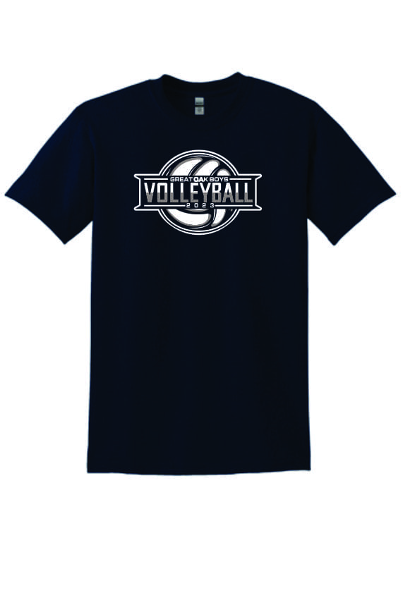 Great Oak Volleyball Gray Color T Shirt