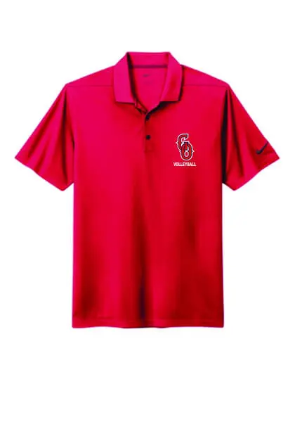Great Oak Volleyball Nike Polo Red for Men
