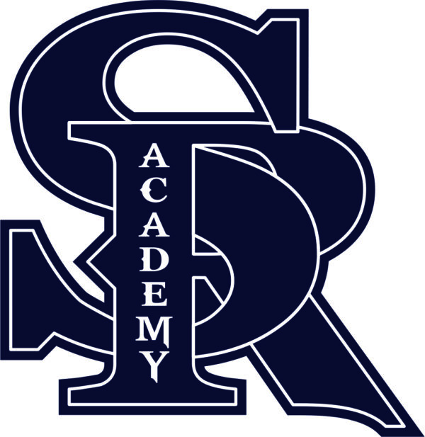 SR Academy logo with "Academy" spelled vertically.